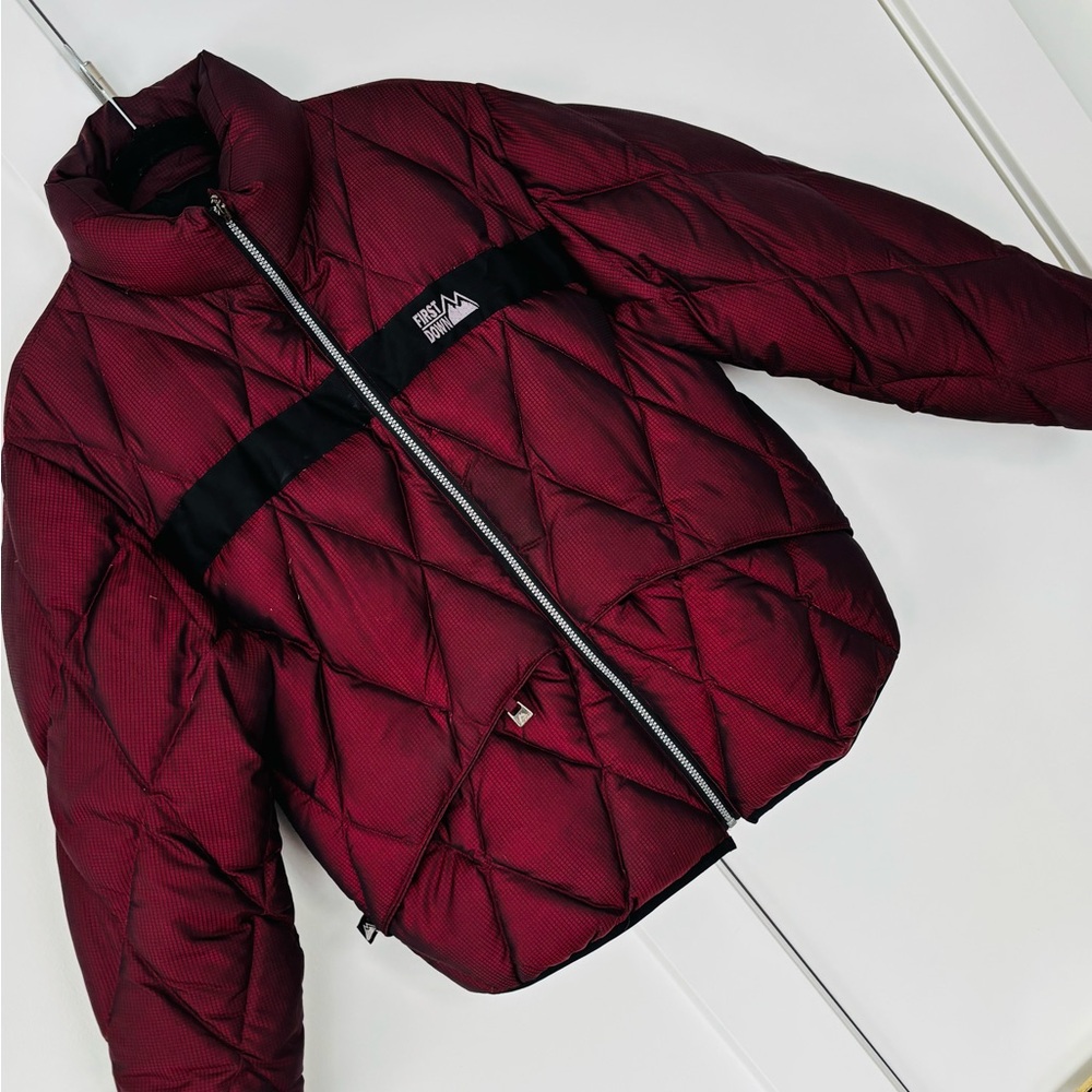 Men's 1990's First Down Goose Down Puffer Coat size Large MINT